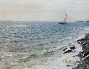 Yacht at sea
